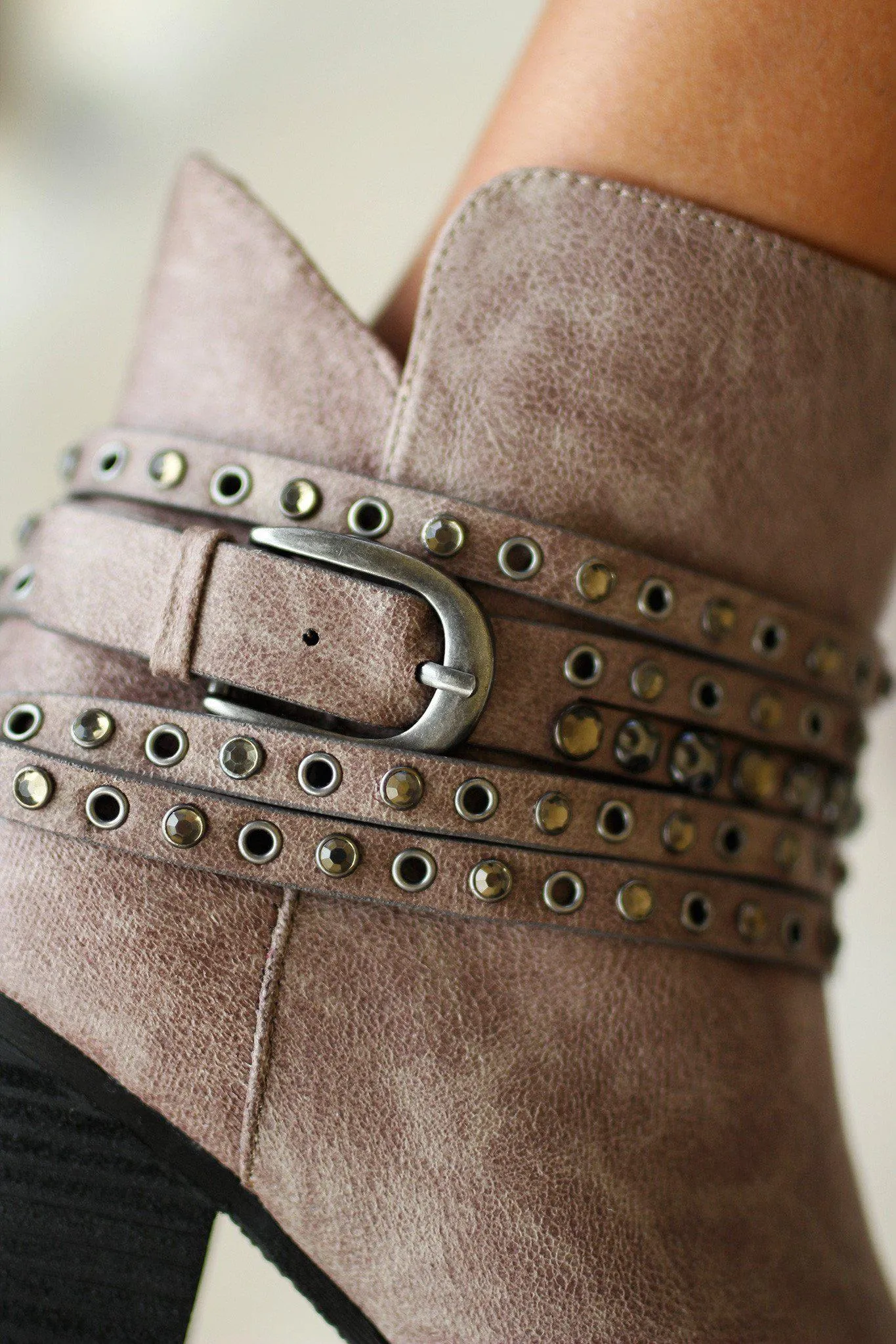Alpha Gray Booties