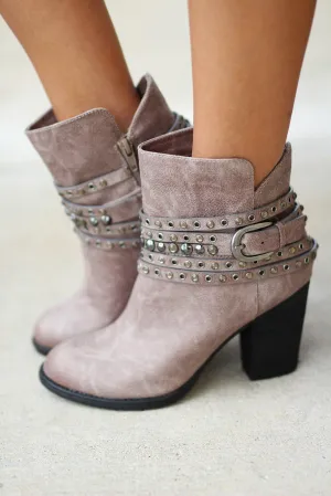 Alpha Gray Booties