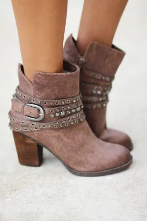 Alpha Taupe Booties