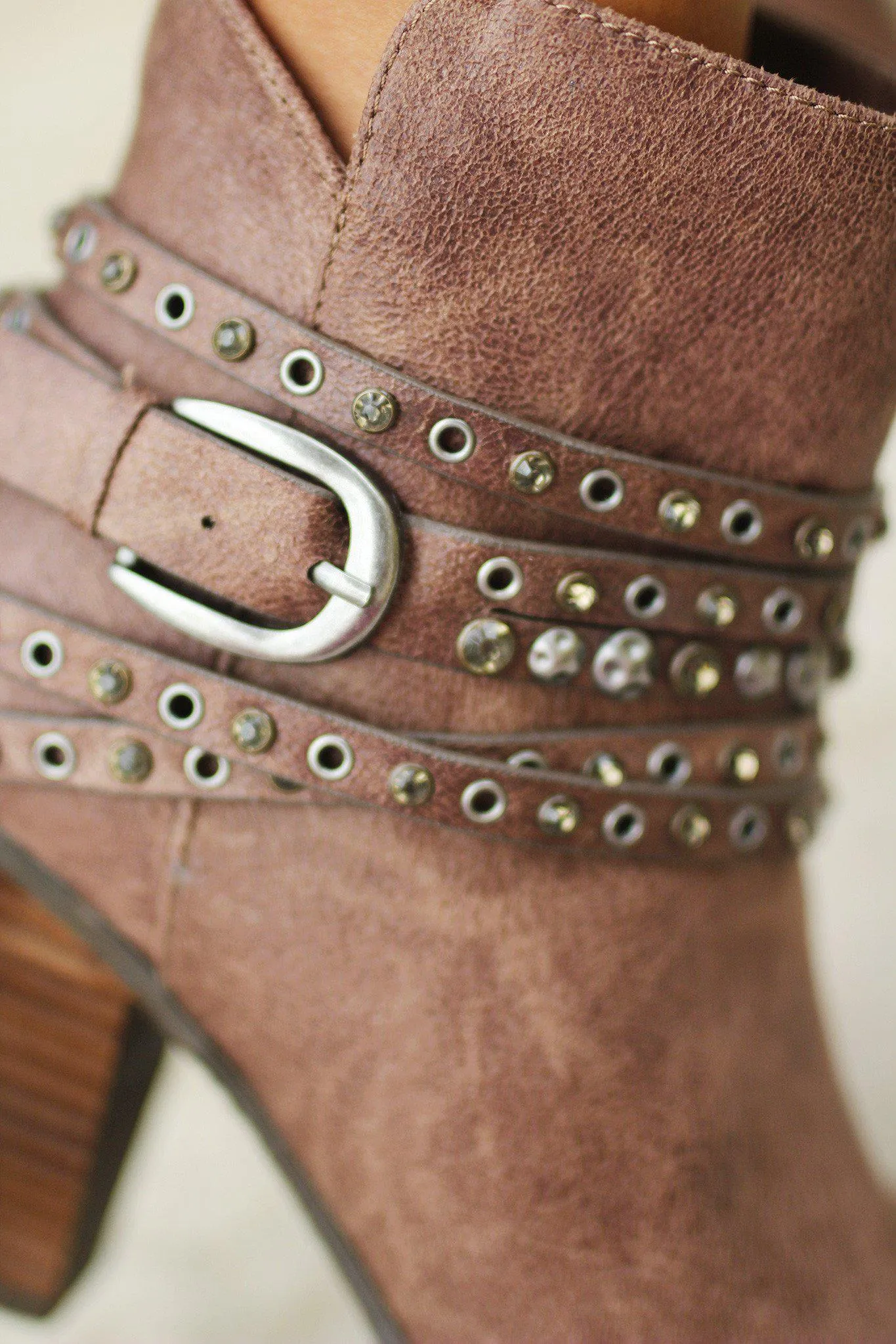 Alpha Taupe Booties