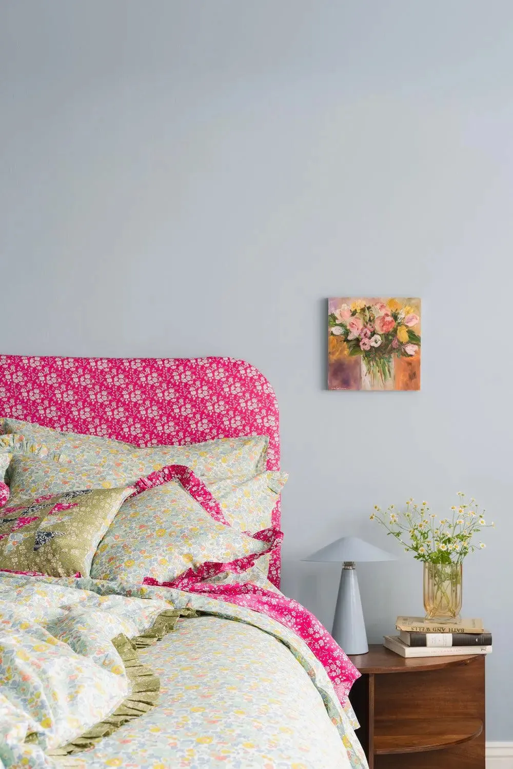 CAPEL PISTACHIO, LODDEN & BETSY SAGE Liberty Patchwork Cushion