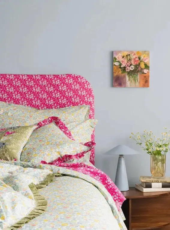 CAPEL PISTACHIO, LODDEN & BETSY SAGE Liberty Patchwork Cushion