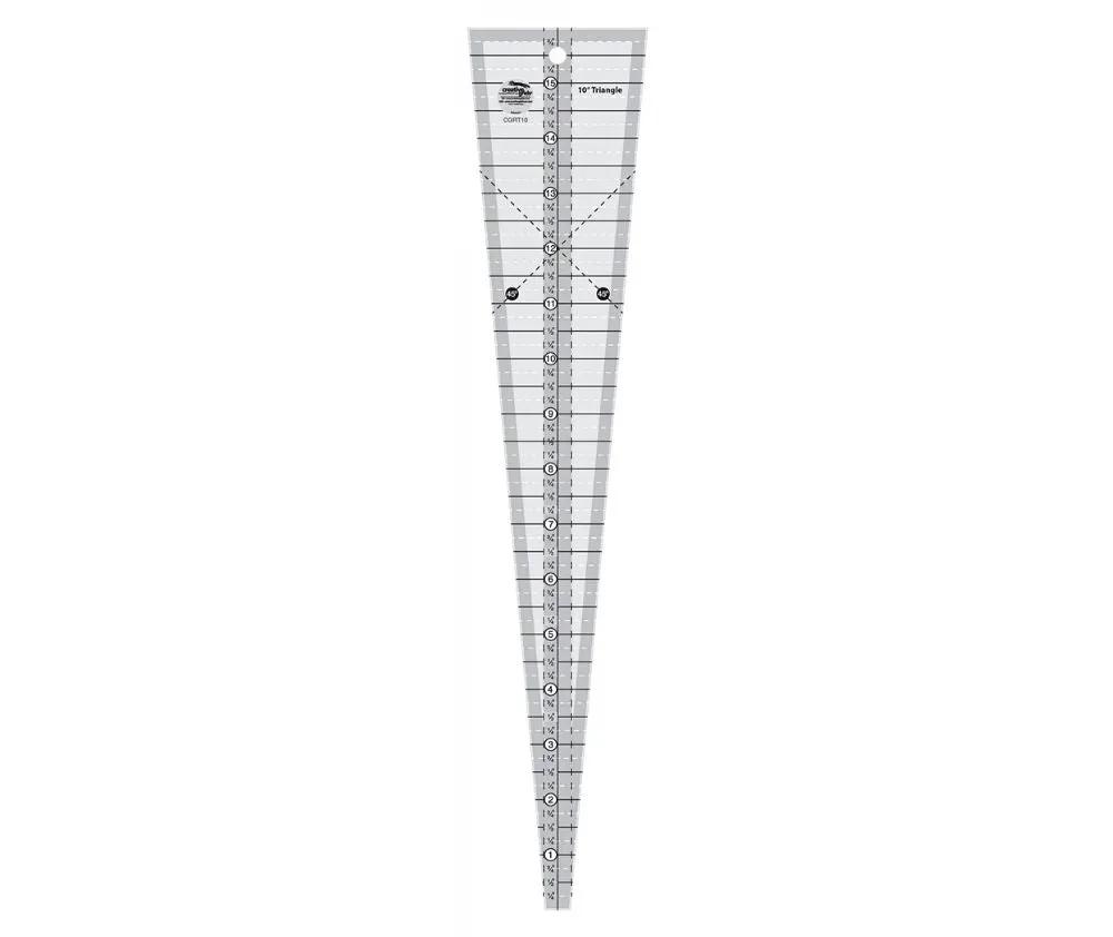 Creative Grids 10 Degree Triangle Ruler