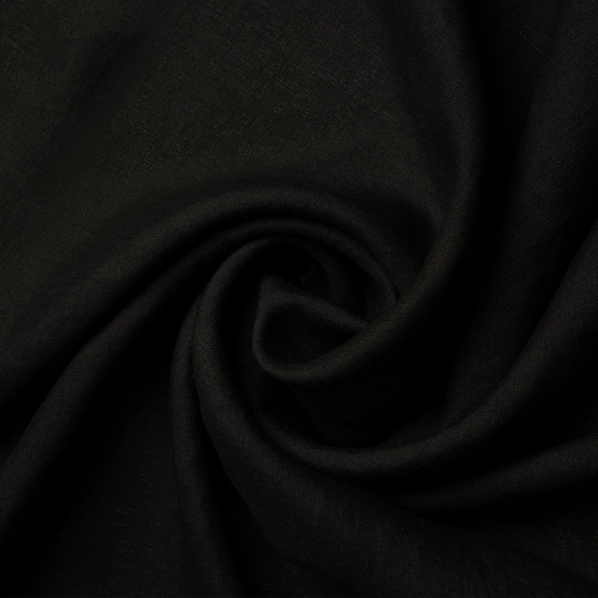 Front Button Dress Brigit Pure Black
