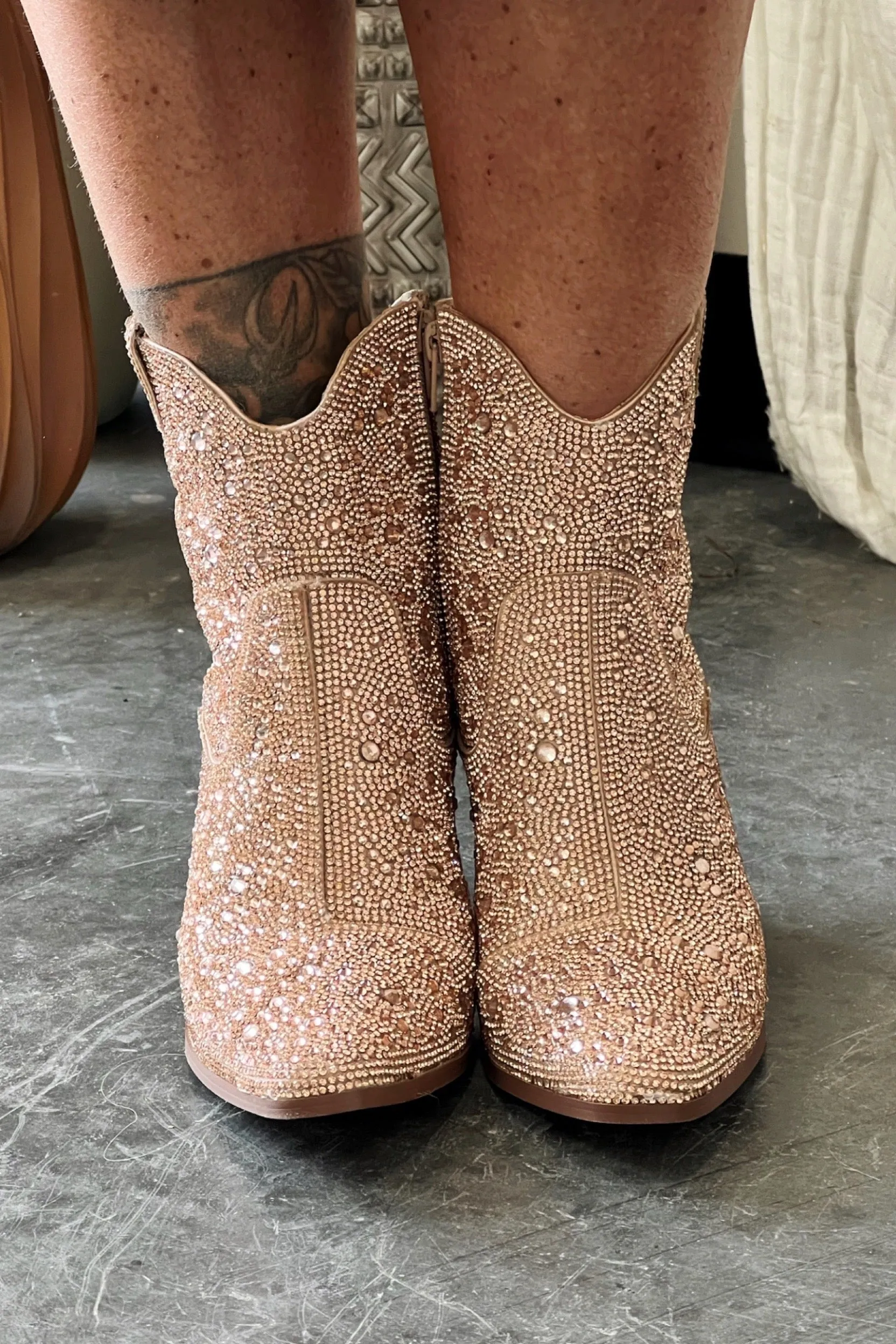 Juneberry Studded Booties