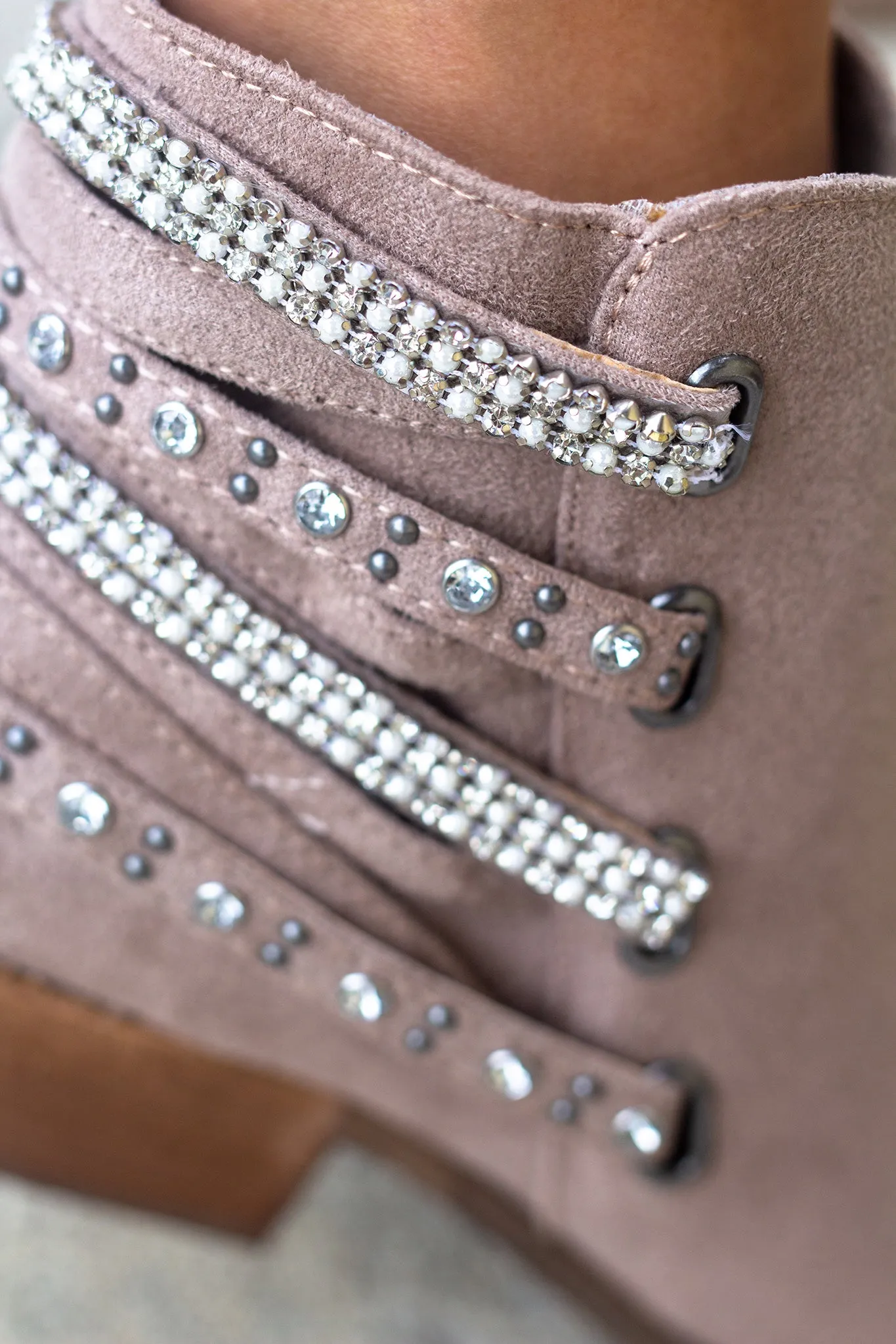 Lynn Taupe Booties