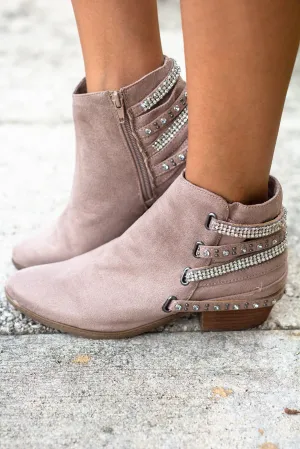 Lynn Taupe Booties
