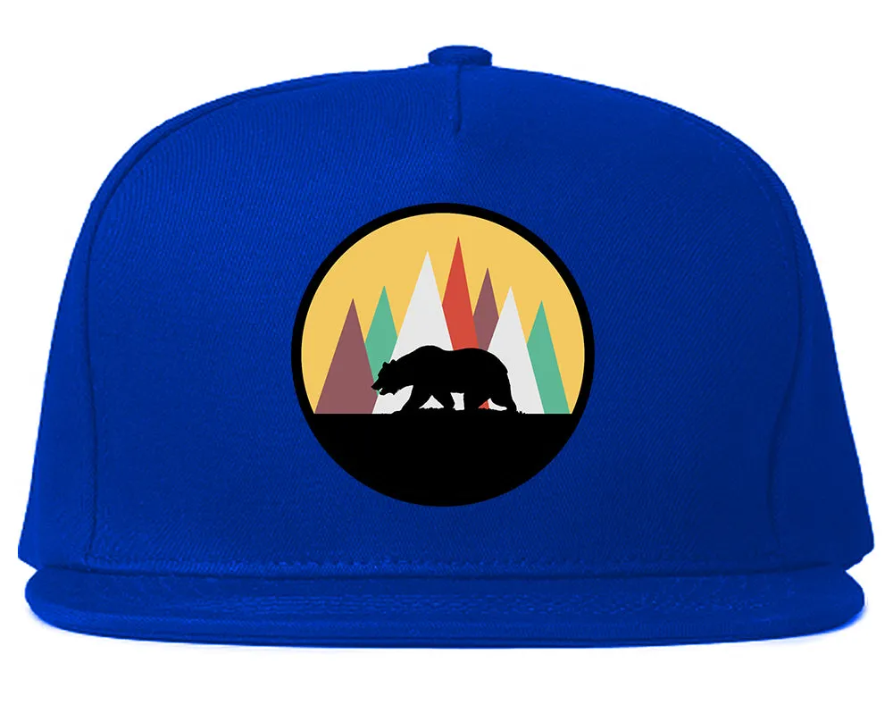 Mountain Bear Outdoor Mens Snapback Hat