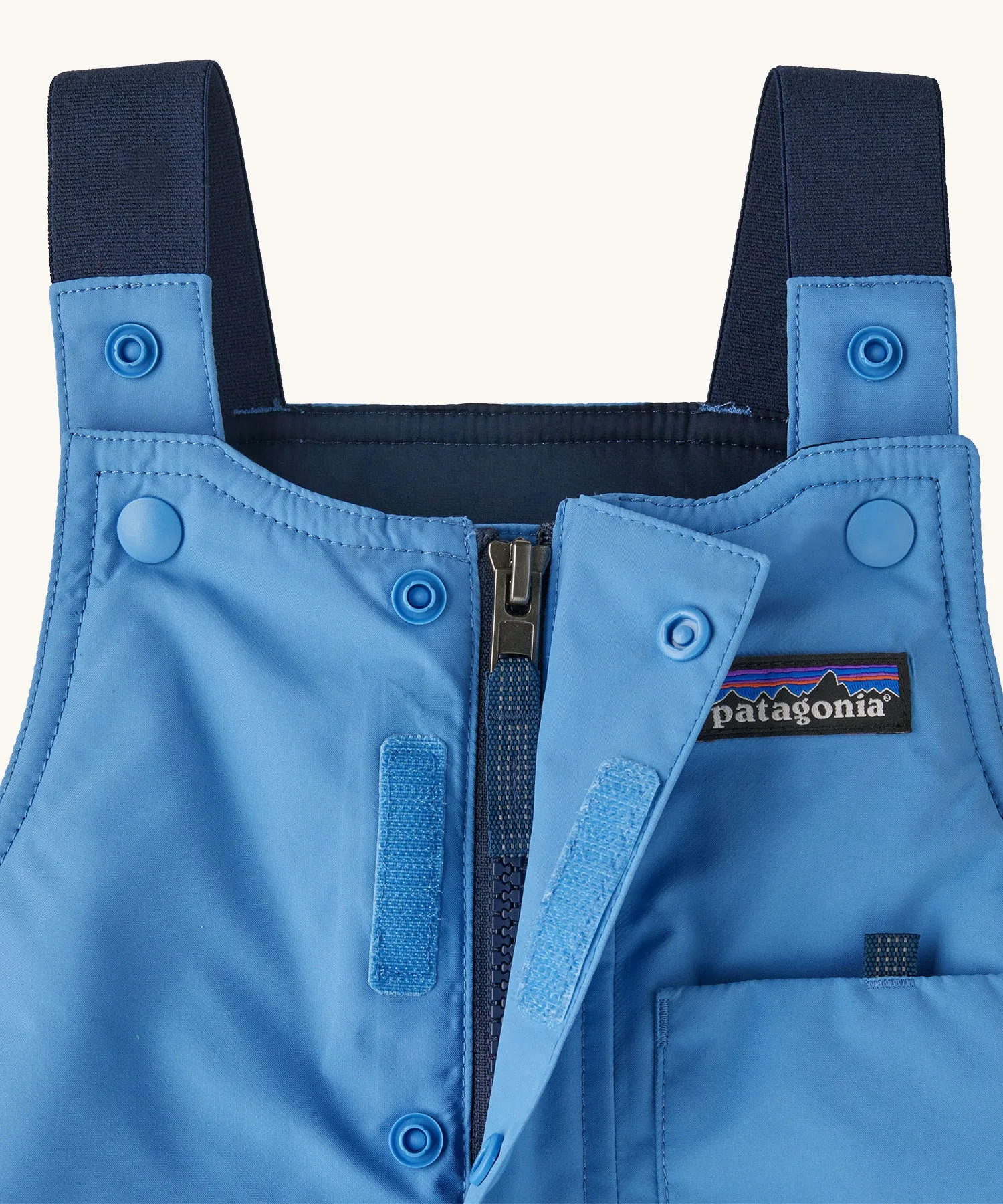 Patagonia Baby Snow Pile Bibs - Mallow Pink