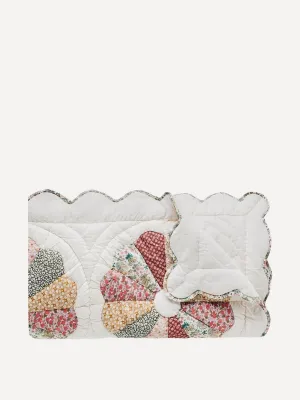 Petal patchwork quilt
