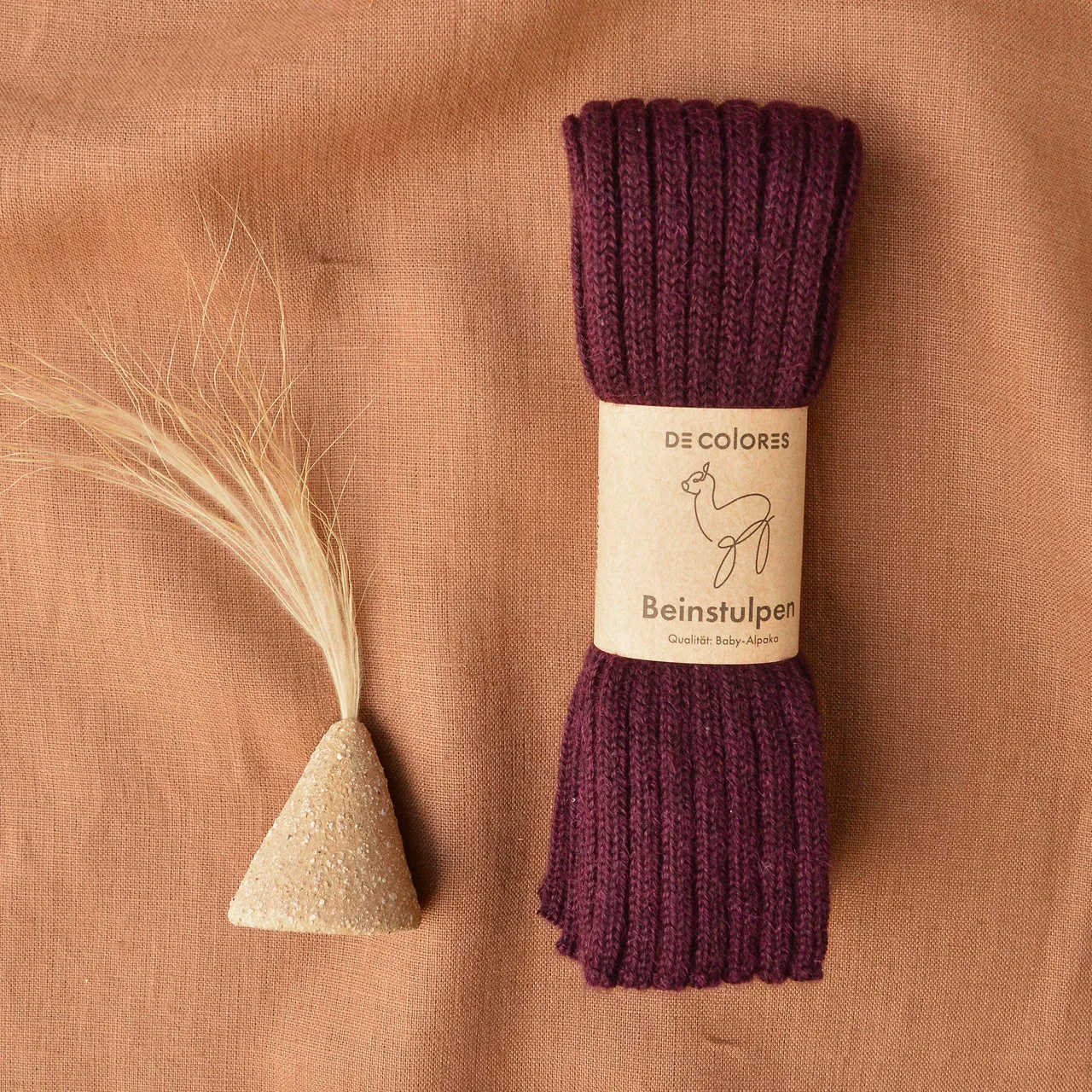 Ribbed Legwarmers in 100% Baby Alpaca (Kids-Adults)