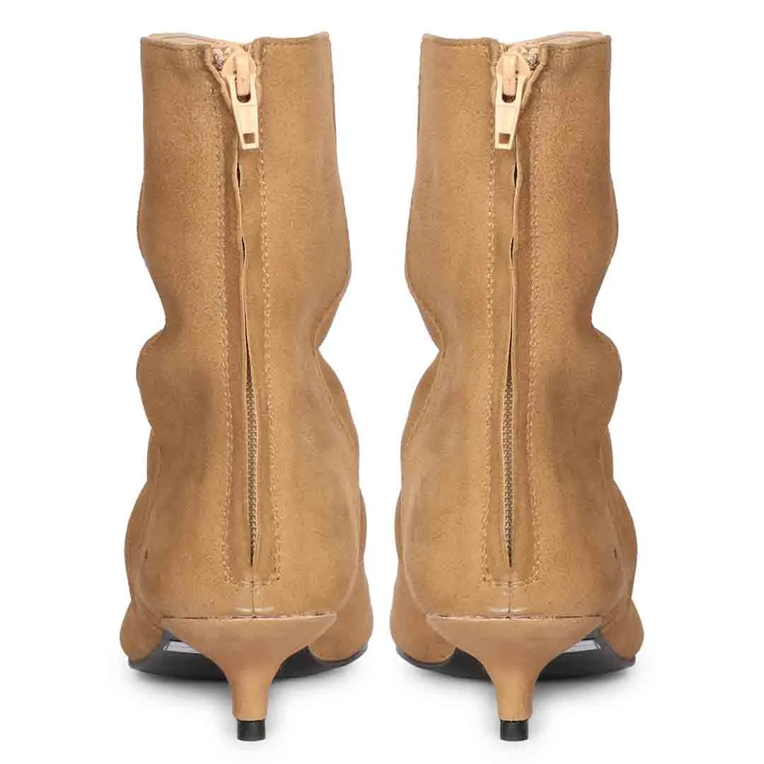 Saint Florino Beige Handcrafted Ankle Boot
