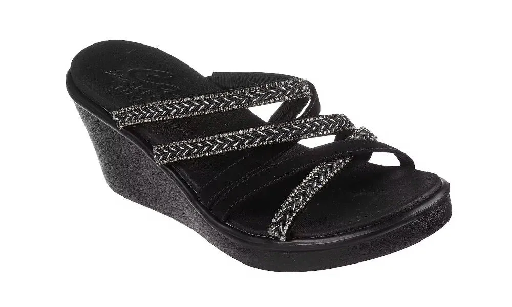Skechers Womens Rumble On Night Out Black