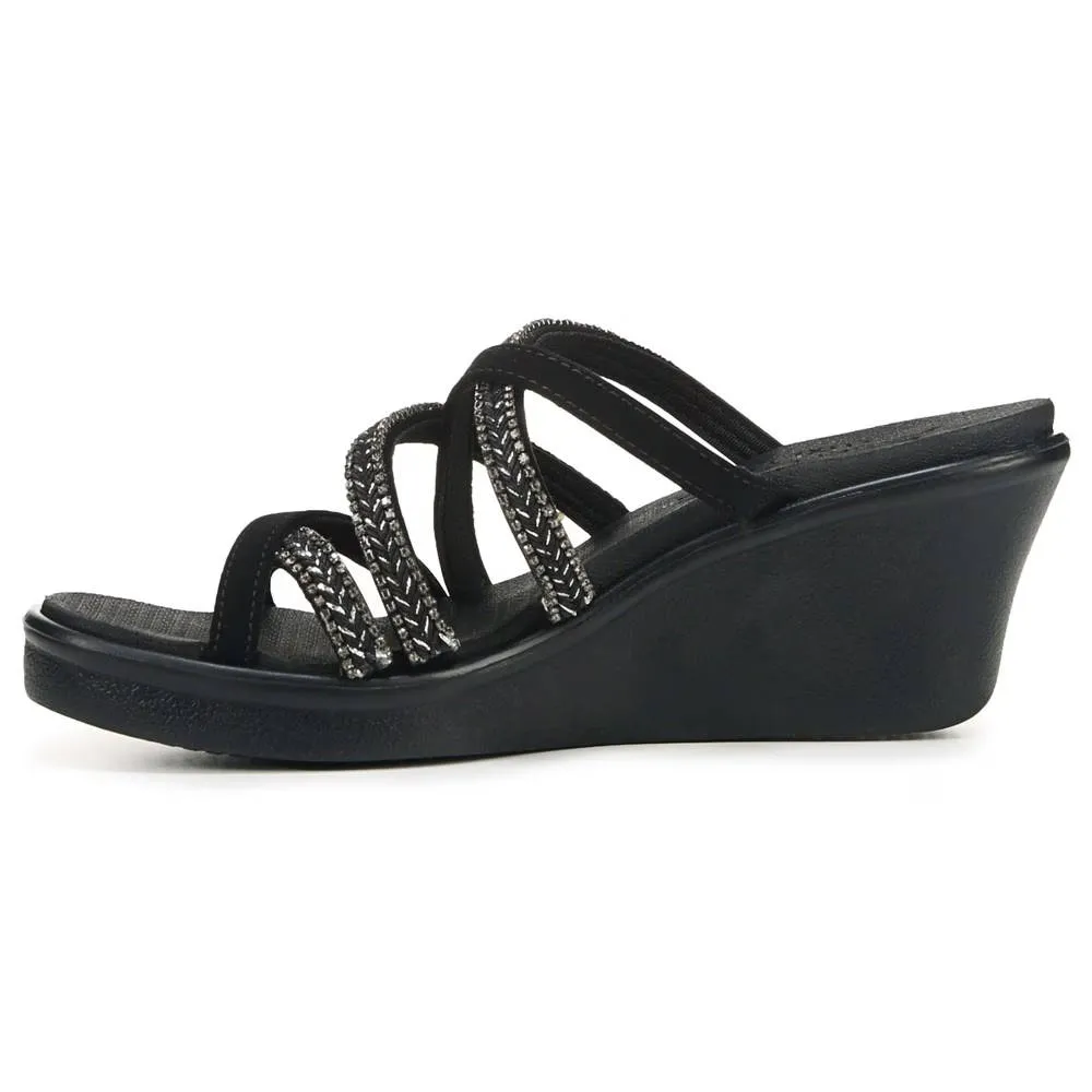 Skechers Womens Rumble On Night Out Black