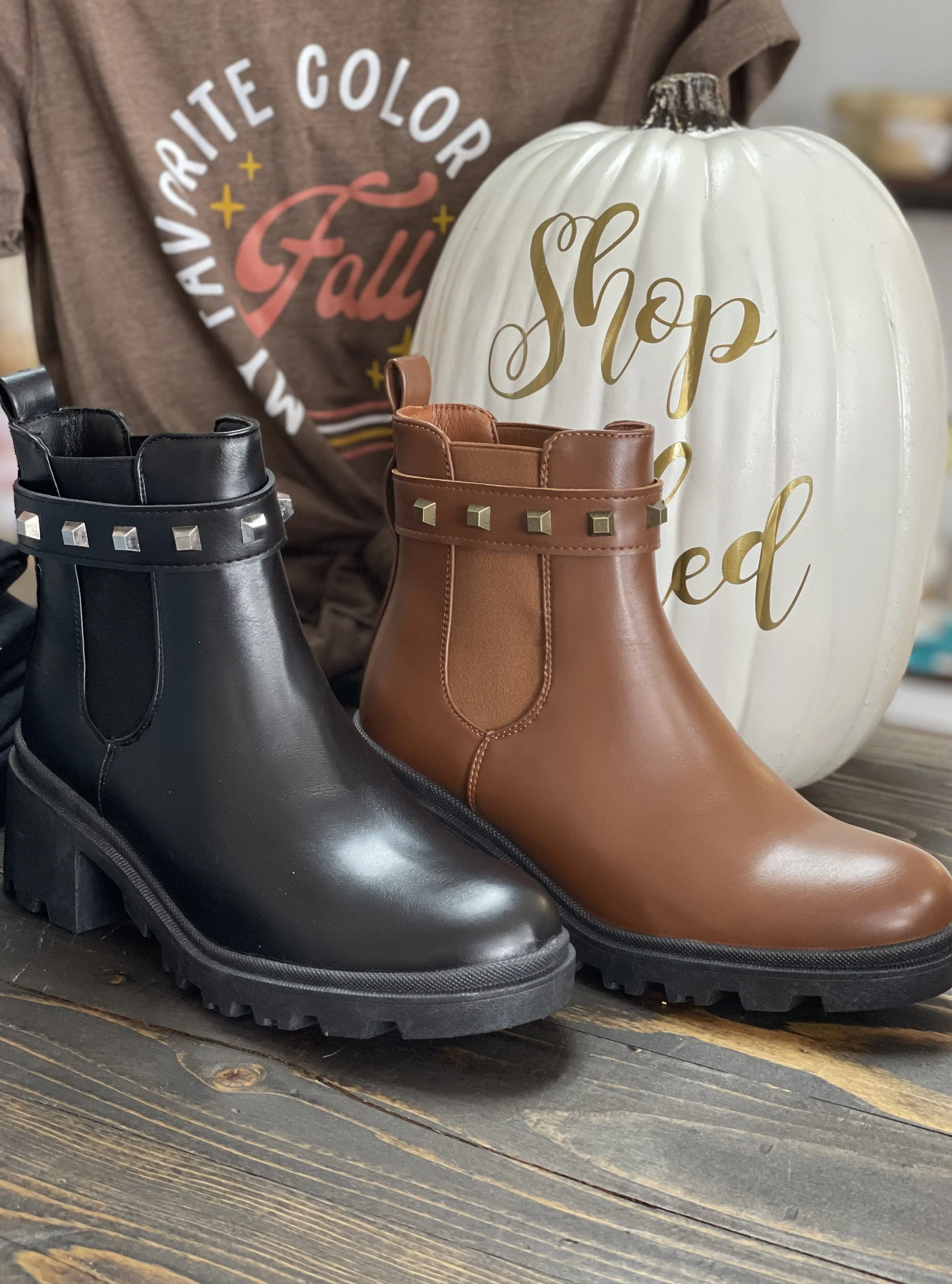 Teagan Studded Booties