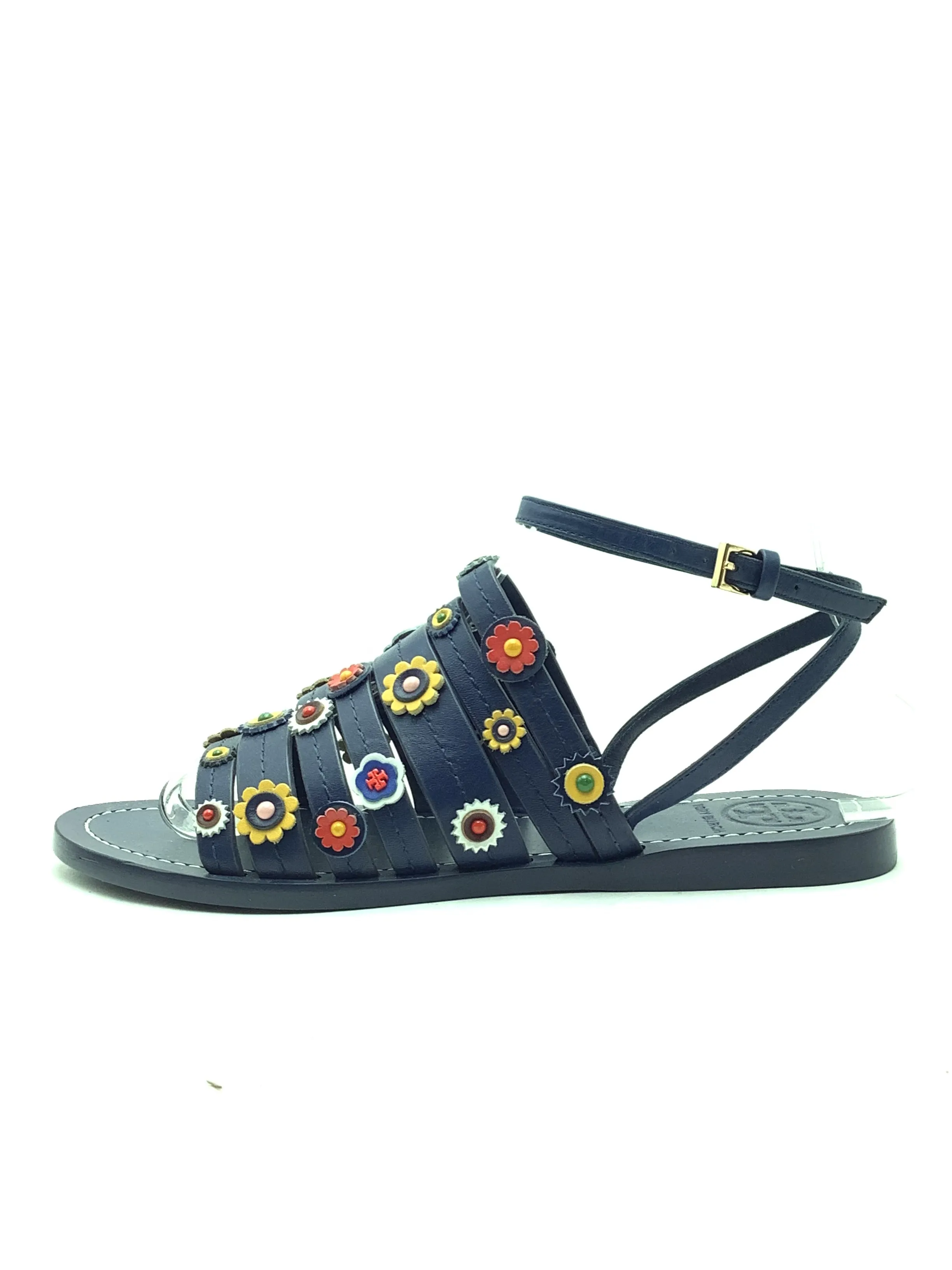 Tory Burch Marguerite Vegan Leather Floral Size: 7.5