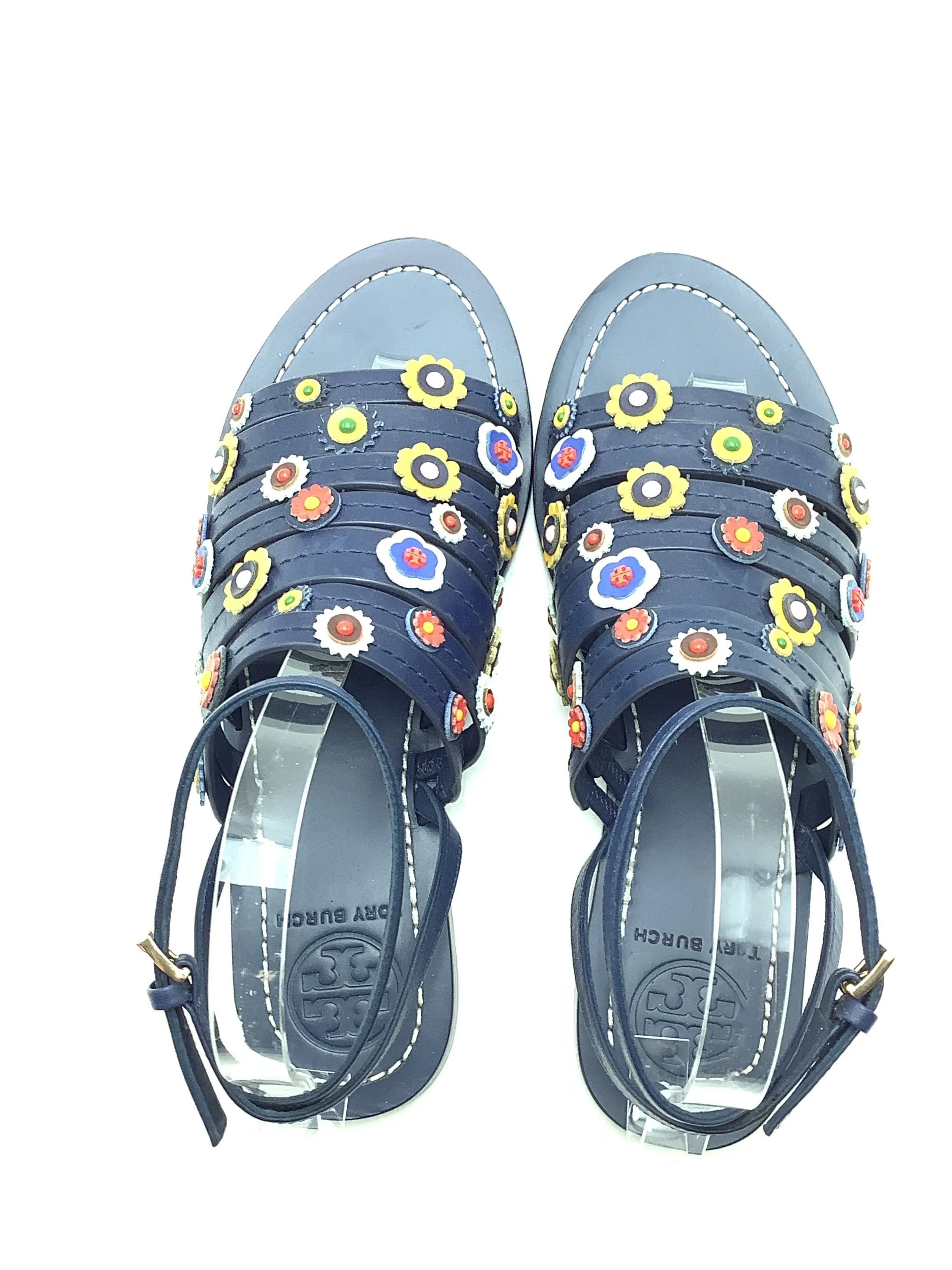 Tory Burch Marguerite Vegan Leather Floral Size: 7.5