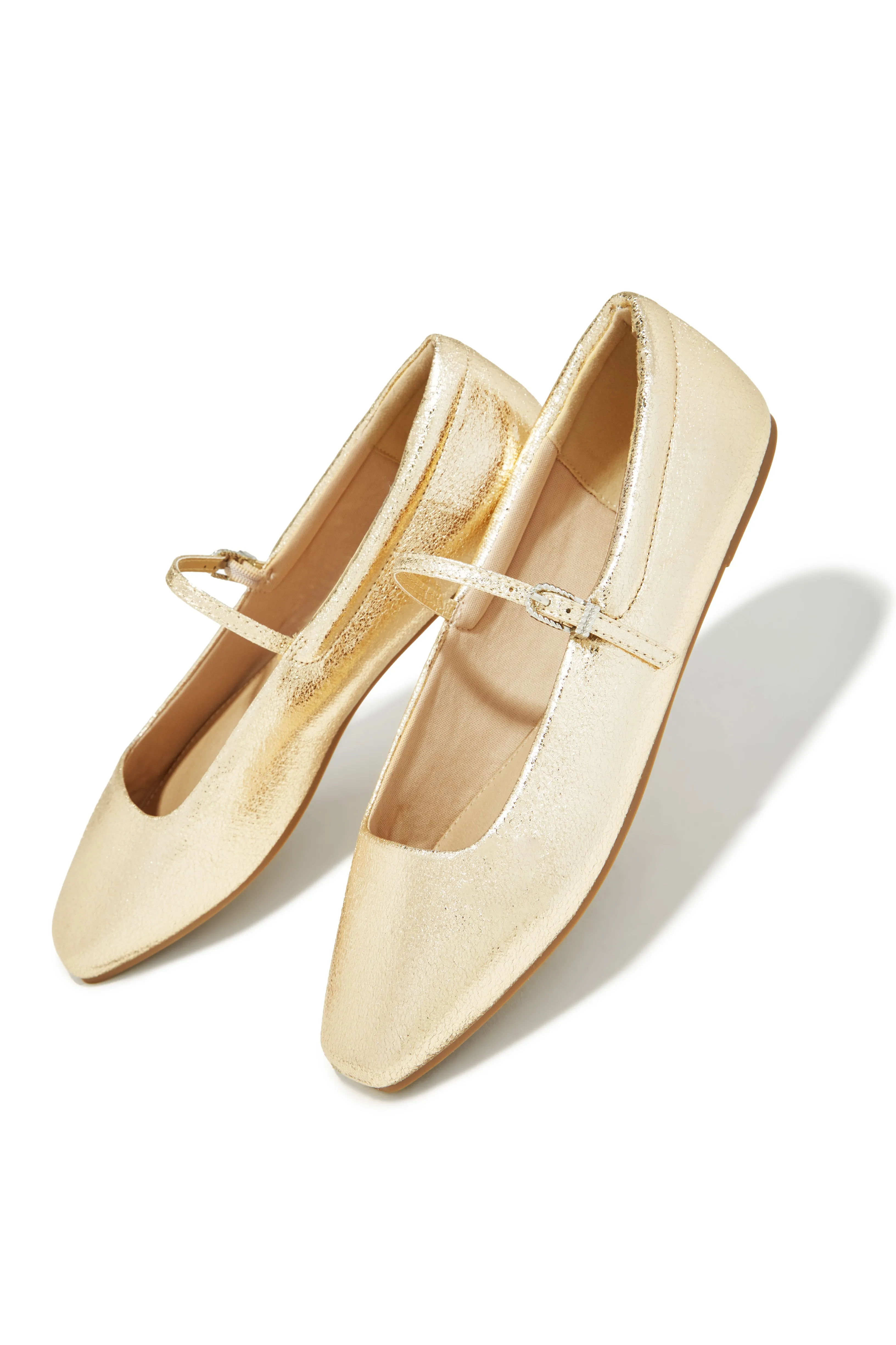 Zoe Flats - Gold